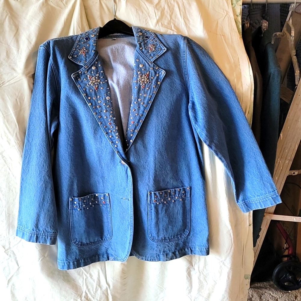 The Blue denim jacket